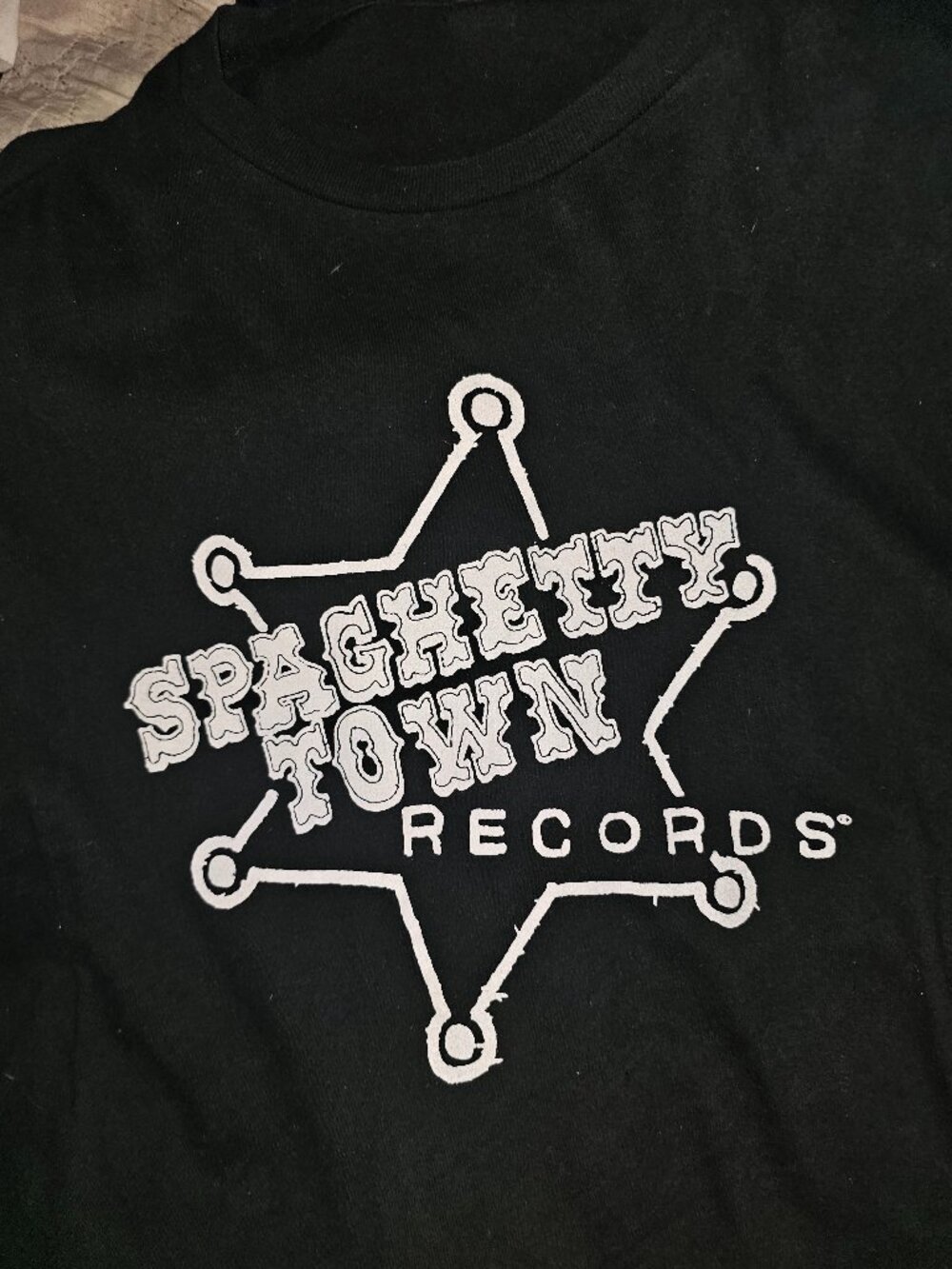Spaghetti town records shirt